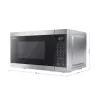 Sharp YC-MG02E-S mikrolaineahi Must, Teras Kombineeritud mikrolaineahi Tööpinnal 20 L 800 W