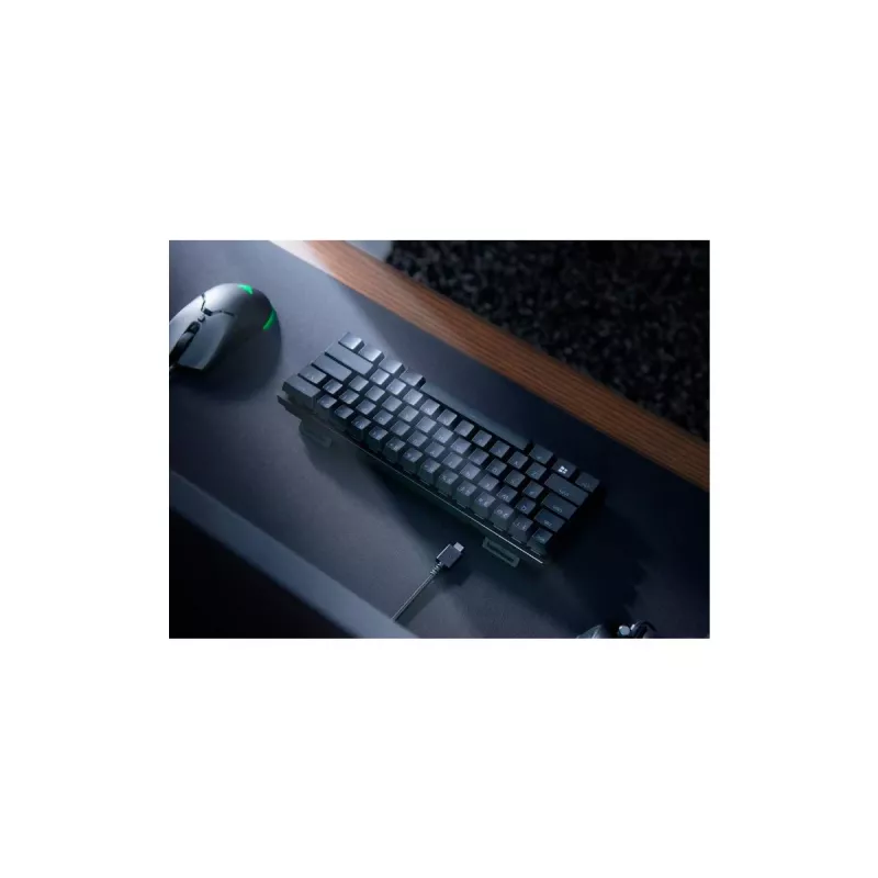 Mehaaniline mänguriklaviatuur Razer Huntsman Mini, Mini vormitegur, QWERTY US International, optilised lülitid, juhtmega USB, must