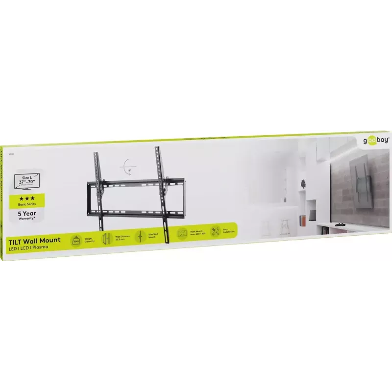 Wentronic 49741 telerikinnitus 177.8 cm (70 tolli) must