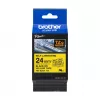 Brother TZE-SL651 sildilint, must kuldsel taustal