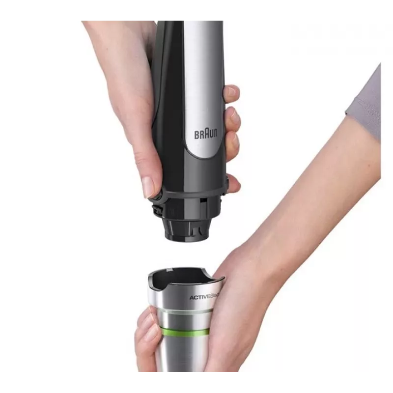 Braun MultiQuick 7 MQ 7045X 1,25 L saumikser 1000 W Must, roostevaba teras