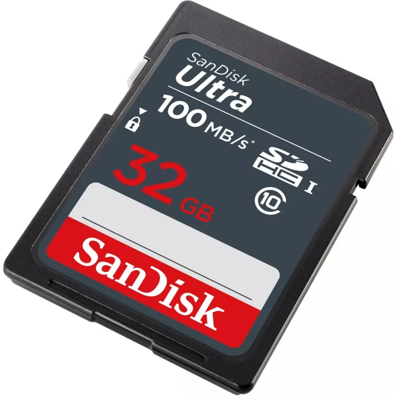 WESTERN DIGITAL SanDisk Ultra 32 GB SDHC-mälukaart 100 MB/s (SDSDUNR-032G-GN3IN)