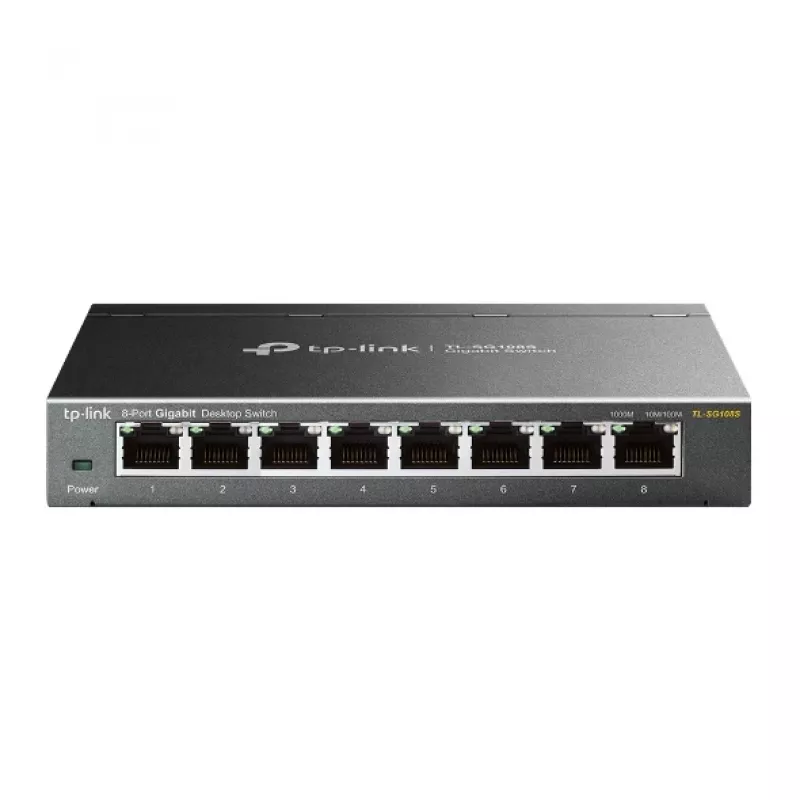 Võrgukommutaator TP-Link TL-SG108S 8-pordiline 10/100/1000 Mbit/s