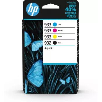 HP 932 Must/933 Tsüaan/Magenta/Kollane 4-pakk originaaltindid