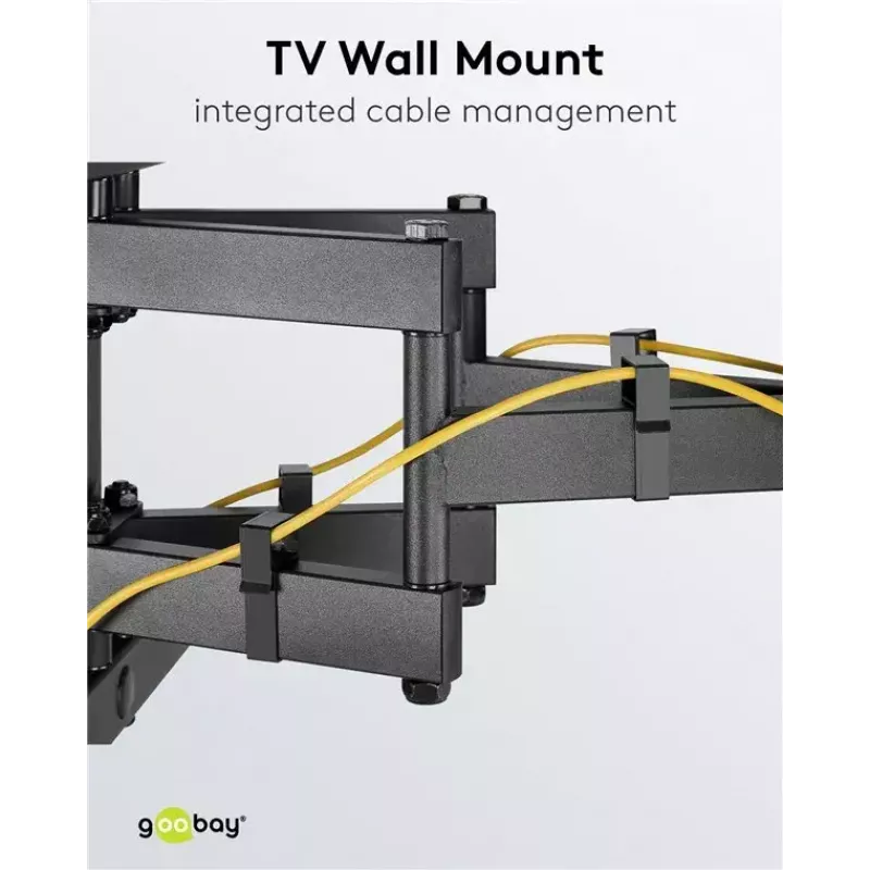 Goobay TV seinakinnitus Pro FULLMOTION (L) 60 kg 37–70 tolli
