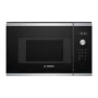 Sisseehitatav soolo mikrolaineahi Bosch Serie 6 BFL524MS0 — 800 W, 20 L, puutetundlik juhtimine, roostevaba teras/must
