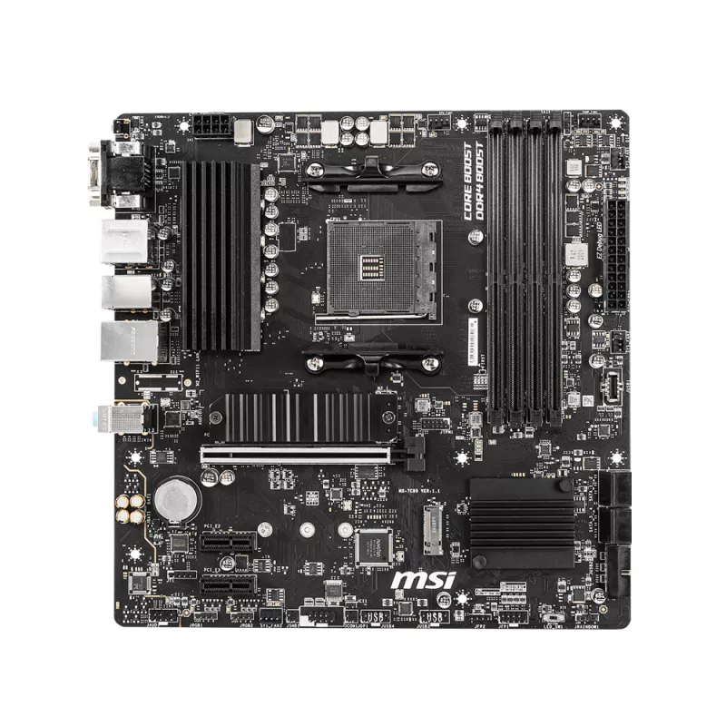 MSI B550M PRO-VDH emaplaat AMD B550 Socket AM4 micro ATX