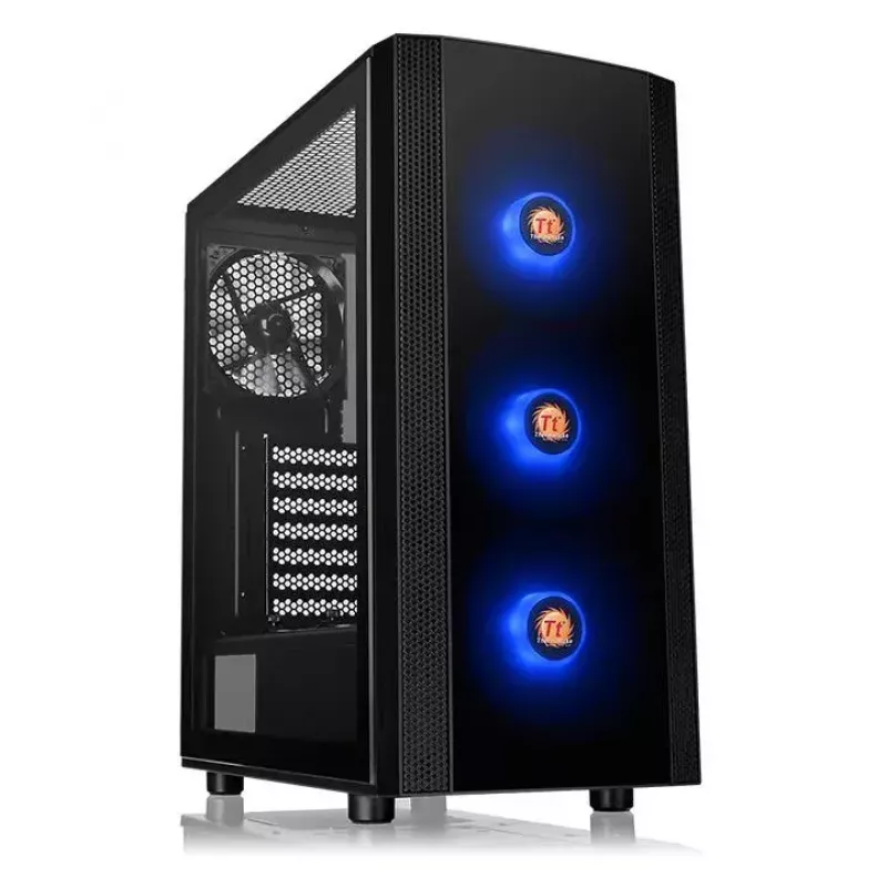 Arvutikorpus Thermaltake Versa J25 TG RGB Midi Tower Must