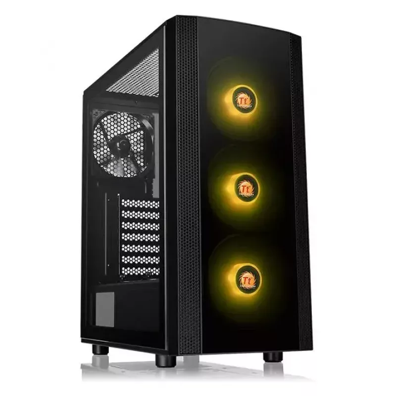 Arvutikorpus Thermaltake Versa J25 TG RGB Midi Tower Must