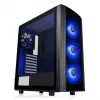 Arvutikorpus Thermaltake Versa J25 TG RGB Midi Tower Must