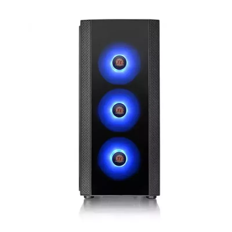 Arvutikorpus Thermaltake Versa J25 TG RGB Midi Tower Must