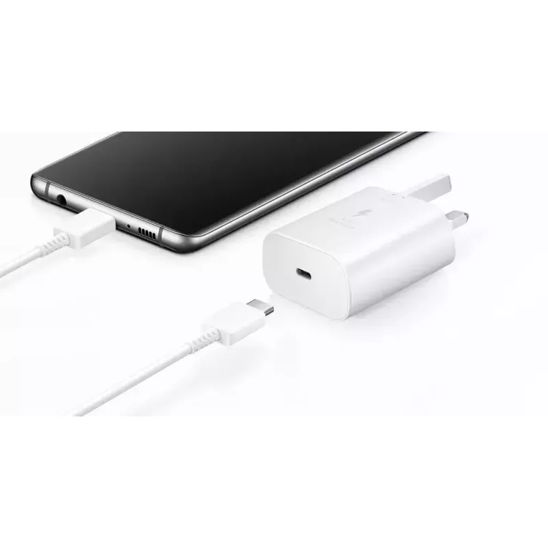 Samsung EP-TA800NWEGEU mobiilseadme laadija Universaalne Valge Vahelduvvool Kiirlaadimine Siseruumides