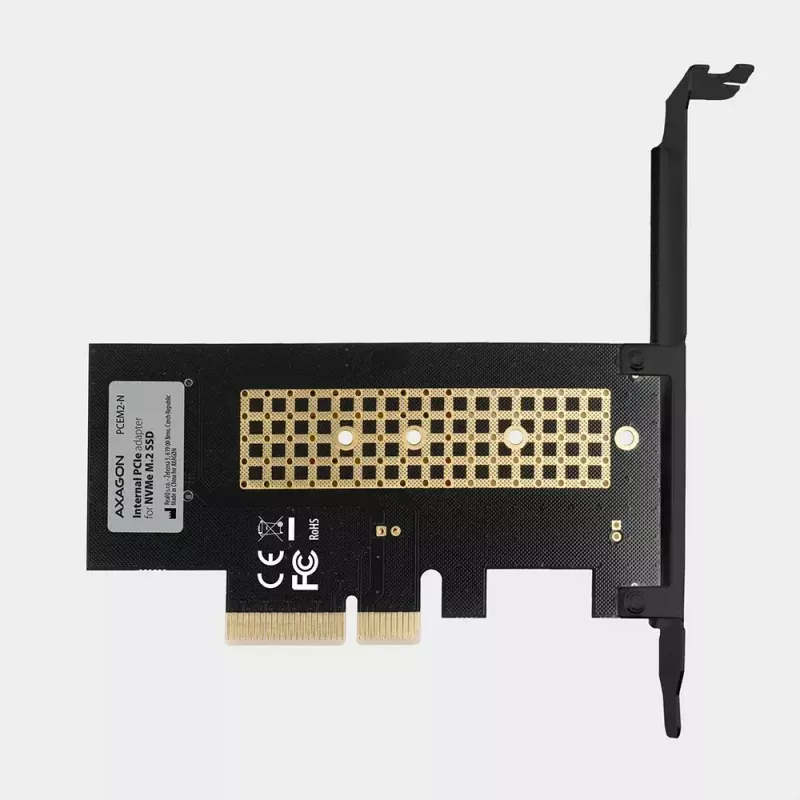 AXAGON ECO PCEM2-N PCIE NVME M.2 adapter, sisemine adapter PCI-Express x4 NVMe M.2 SSD kõvaketta ühendamiseks arvutiga