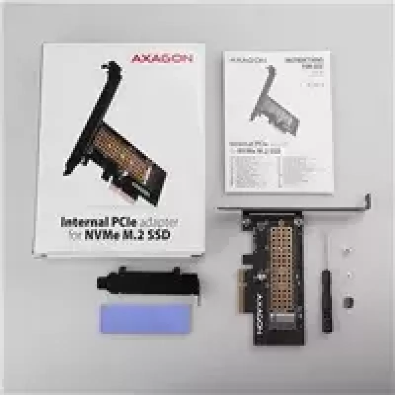 AXAGON ECO PCEM2-N PCIE NVME M.2 adapter, sisemine adapter PCI-Express x4 NVMe M.2 SSD kõvaketta ühendamiseks arvutiga