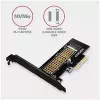 AXAGON ECO PCEM2-N PCIE NVME M.2 adapter, sisemine adapter PCI-Express x4 NVMe M.2 SSD kõvaketta ühendamiseks arvutiga