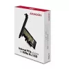 AXAGON ECO PCEM2-N PCIE NVME M.2 adapter, sisemine adapter PCI-Express x4 NVMe M.2 SSD kõvaketta ühendamiseks arvutiga