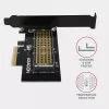 AXAGON ECO PCEM2-N PCIE NVME M.2 adapter, sisemine adapter PCI-Express x4 NVMe M.2 SSD kõvaketta ühendamiseks arvutiga