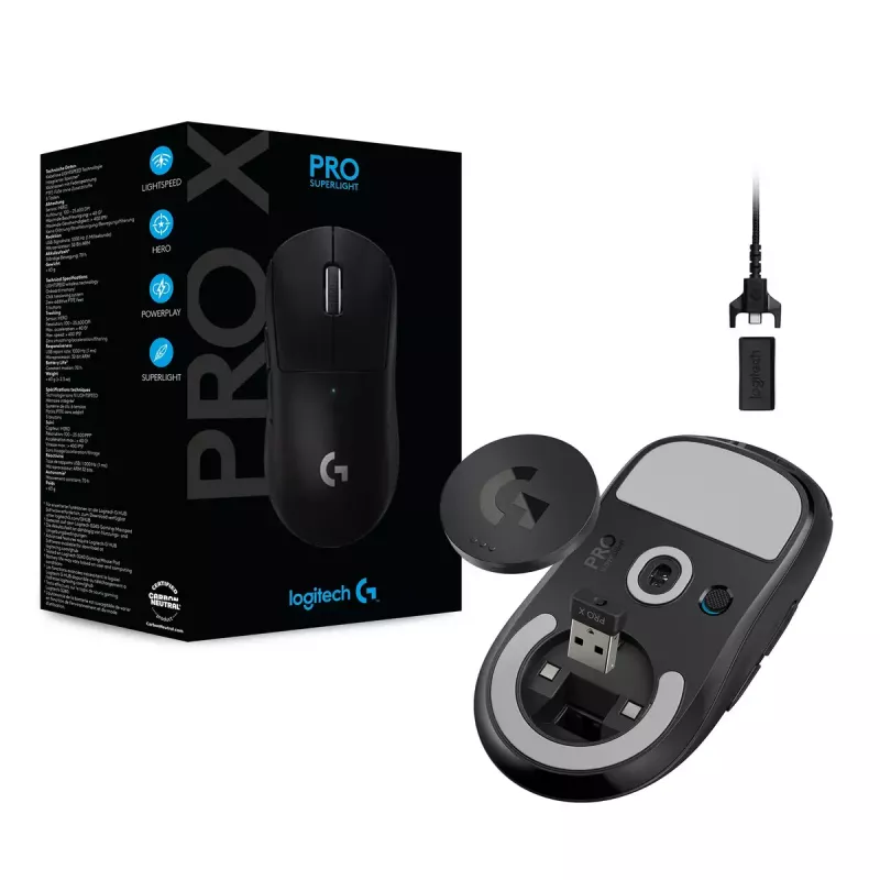 LOGITECH Gaming Mouse - Pro X Superlight Wireless - Must