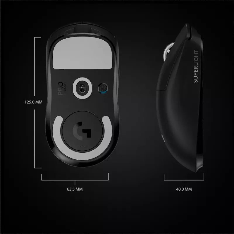 LOGITECH Gaming Mouse - Pro X Superlight Wireless - Must