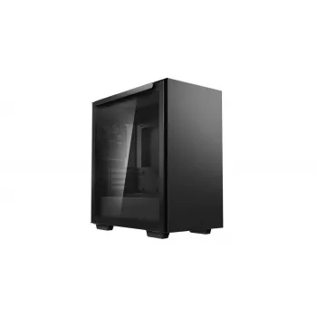 Arvuti korpus DeepCool MACUBE 110 Midi Tower Must — microATX/Mini-ITX, karastatud klaas, toetab GPU 320 mm, CPU jahutit 165 mm