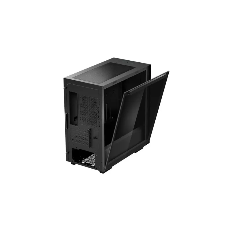 Arvuti korpus DeepCool MACUBE 110 Midi Tower Must — microATX/Mini-ITX, karastatud klaas, toetab GPU 320 mm, CPU jahutit 165 mm