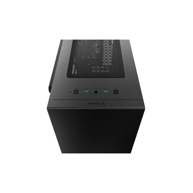 Arvuti korpus DeepCool MACUBE 110 Midi Tower Must — microATX/Mini-ITX, karastatud klaas, toetab GPU 320 mm, CPU jahutit 165 mm