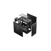 Arvuti korpus DeepCool MACUBE 110 Midi Tower Must — microATX/Mini-ITX, karastatud klaas, toetab GPU 320 mm, CPU jahutit 165 mm