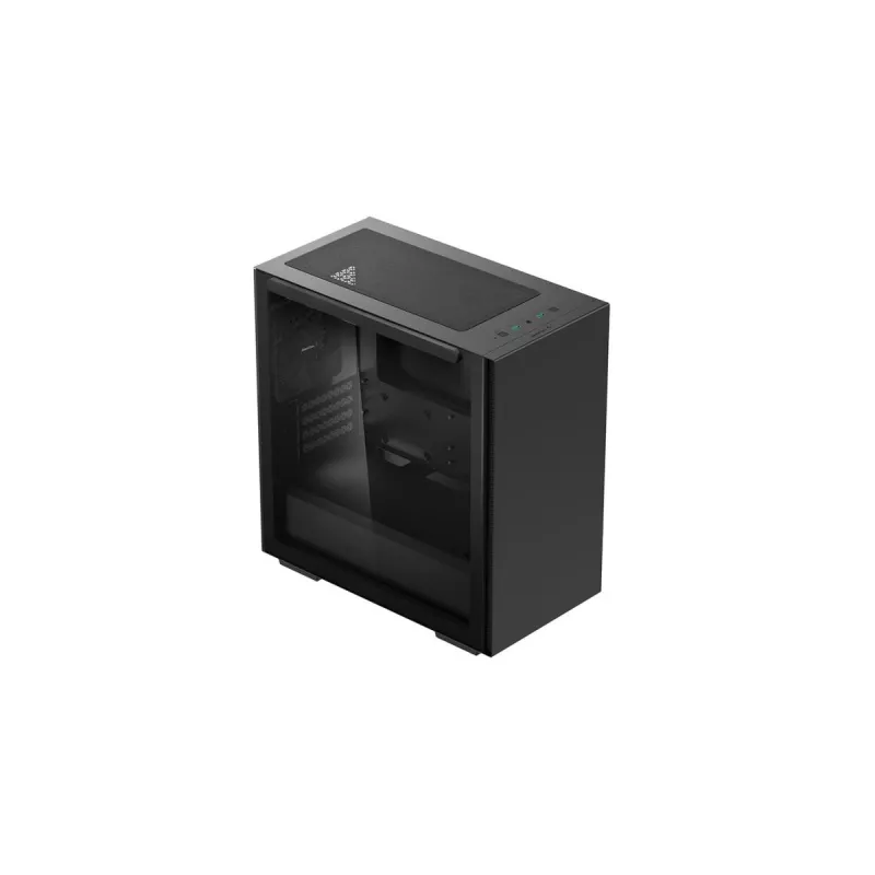 Arvuti korpus DeepCool MACUBE 110 Midi Tower Must — microATX/Mini-ITX, karastatud klaas, toetab GPU 320 mm, CPU jahutit 165 mm