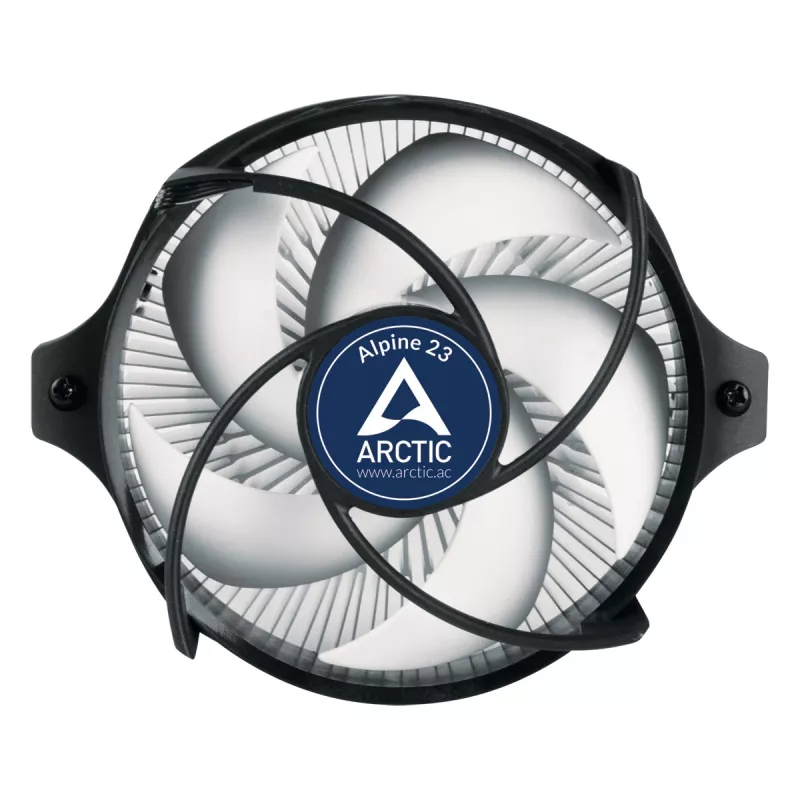 ARCTIC Alpine 23 - Compact AMD CPU-Cooler Processor Air cooler 9 cm Aluminium, Must 1 tk
