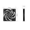 ARCTIC P12 Slim PWM PST rõhuoptimeeritud 120 mm PWM ventilaator integreeritud Y-kaabliga