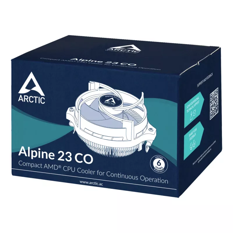 ARCTIC Alpine 23 CO - kompaktne AMD protsessorijahuti pidevaks tööks