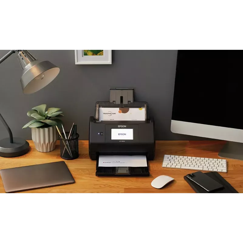 Epson WorkForce ES-580W Lehtedega skanner 600 x 600 DPI A4 Must