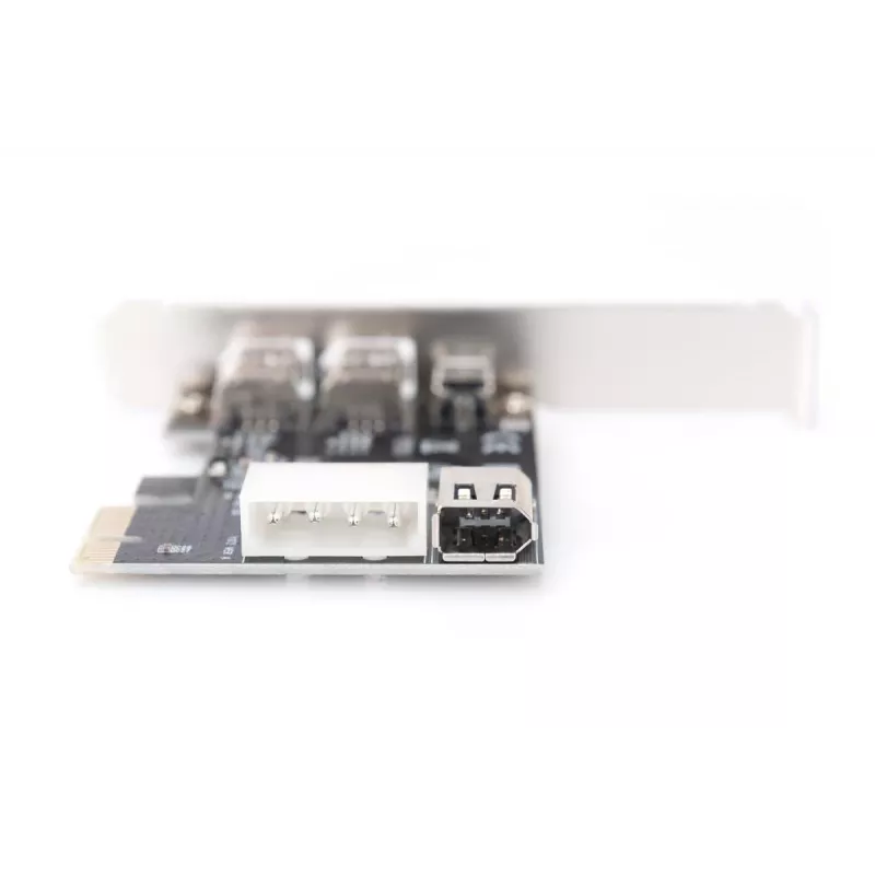 DIGITUS IEEE 1394a liidese kaart, Pci-e, 3 porti, 1x ext. 1394mini, 2x ext. 1394a porti