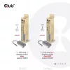 CLUB3D USB3.2 Gen1 Type-C kuni Dual Link DVI-D HDCP OFF versiooni aktiivne adapter M/F Apple Cinema Displays jaoks