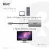 CLUB3D USB3.2 Gen1 Type-C kuni Dual Link DVI-D HDCP OFF versiooni aktiivne adapter M/F Apple Cinema Displays jaoks
