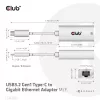 USB3.2 Gen1 USB-C Gigabit Etherneti adapter CLUB3D CAC-1519