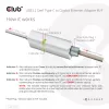 USB3.2 Gen1 USB-C Gigabit Etherneti adapter CLUB3D CAC-1519