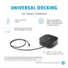HP USB-C Dock G5, juhtmega, USB 3.2 Gen 1 (3.1 Gen 1) Type-C, must, must, Hiina, kodu
