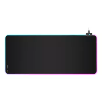 Mänguhiirematt CORSAIR MM700 RGB — 930×400 mm, 4 mm paksus, kummist alus, USB-toitega LED-taustavalgustus, must