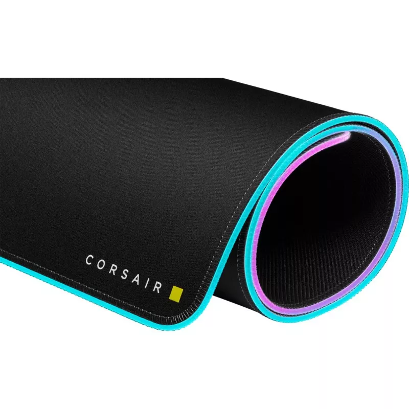 Mänguhiirematt CORSAIR MM700 RGB — 930×400 mm, 4 mm paksus, kummist alus, USB-toitega LED-taustavalgustus, must