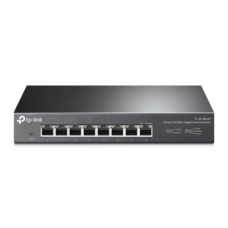 Haldamatu lüliti TP-Link TL-SG108-M2 8 pordiga 2.5G lauaarvuti