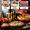 Pizzaküpsetaja Ariete 0909/10 1200 W Must Punane 1 pitsa 33 cm