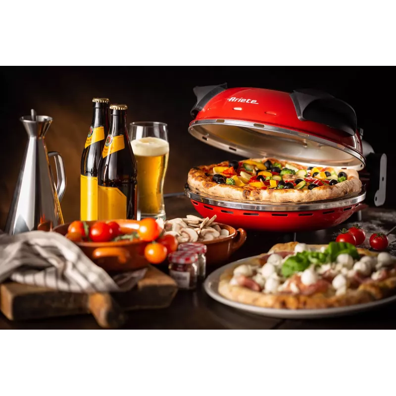 Pizzaküpsetaja Ariete 0909/10 1200 W Must Punane 1 pitsa 33 cm