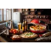 Pizzaküpsetaja Ariete 0909/10 1200 W Must Punane 1 pitsa 33 cm