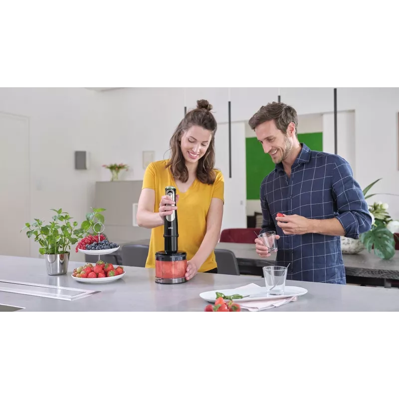 Braun MultiQuick 9 MQ 9135XI 0,6 L Sau-mikser 1200 W Must, roostevaba teras