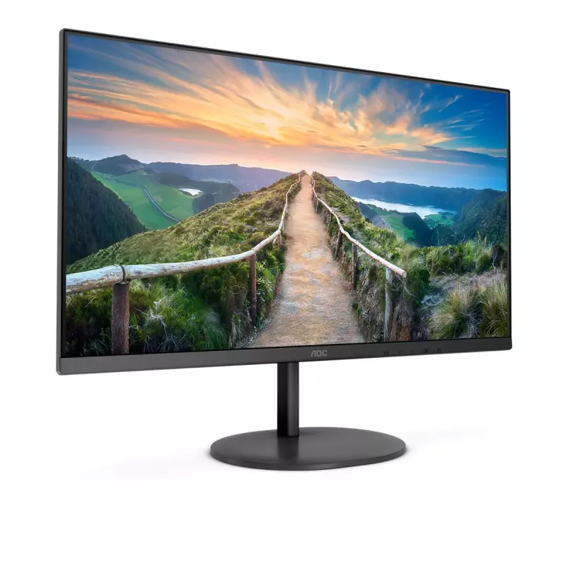 AOC V4 Q24V4EA arvutimonitor 60,5 cm (23,8 tolli) 2560 x 1440 pikslit 2K Ultra HD LED must