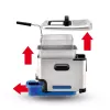 Tefal Oleoclean Pro Inox & Design FR8040 Ühekordne 3,5 L 2300 W Must, Roostevaba teras