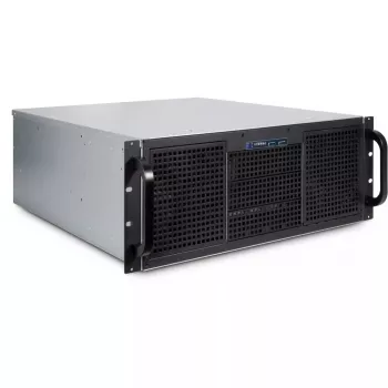 Serverikorpus Inter-Tech 4U 40248 Rack Must, Hall