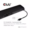 CLUB3D USB Type C 3.2 Gen1 Triple Display Dynamic PD laadimisdokk 100W PD toitelaadur