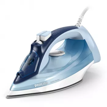 Aurutriikraud Philips DST5030/20 — 2400W, 0,32 L veepaak, SteamGlide Plus tallaplaat, 45 g/min pidev aur, 180 g/min aurupahvakas, Sinine
